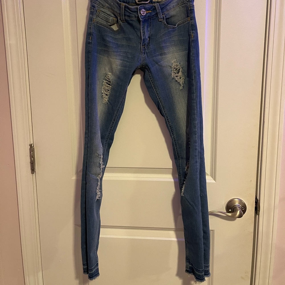 Indigo Rein skinny blue jeans
